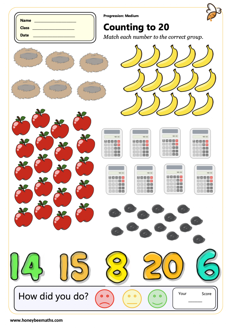 Year 1 Counting Worksheets