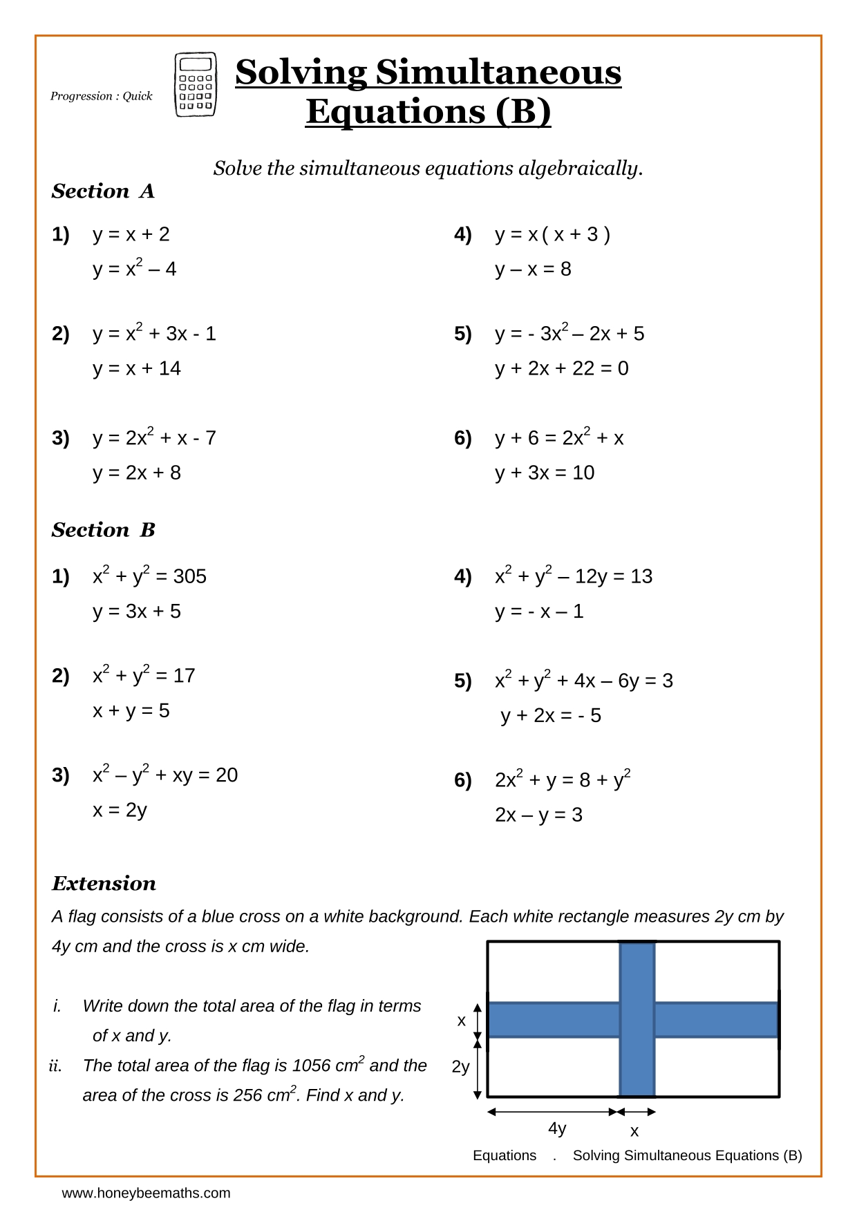 Year 10 Equations Worksheets