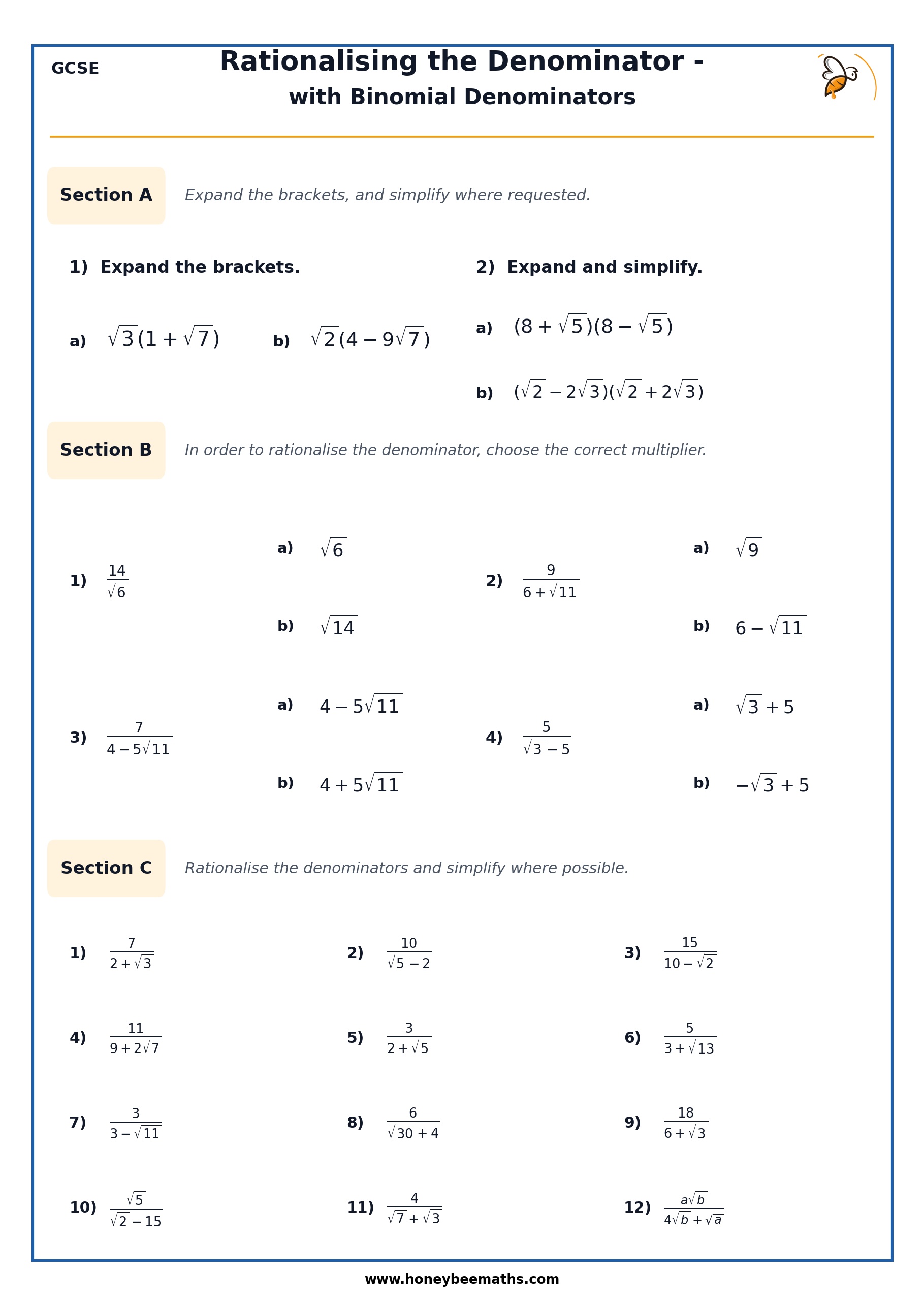 Binomial Denominators