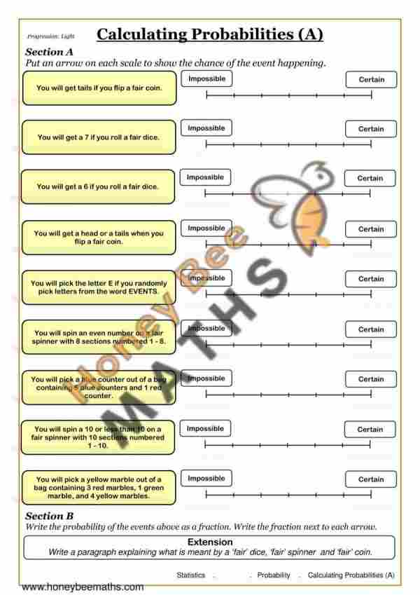Calculating Probabilities (A)