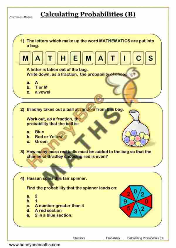 Calculating Probabilities (B)