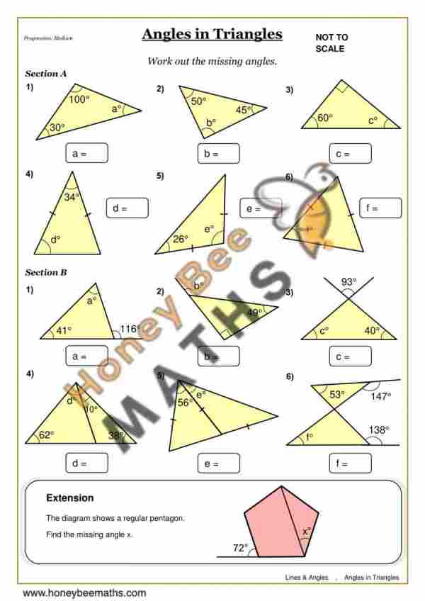Angles in Triangles