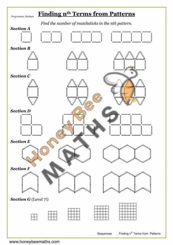 Finding nth Terms from Patterns